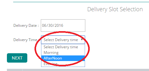 Grocery webstore