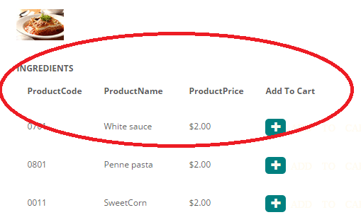 Grocery webstore